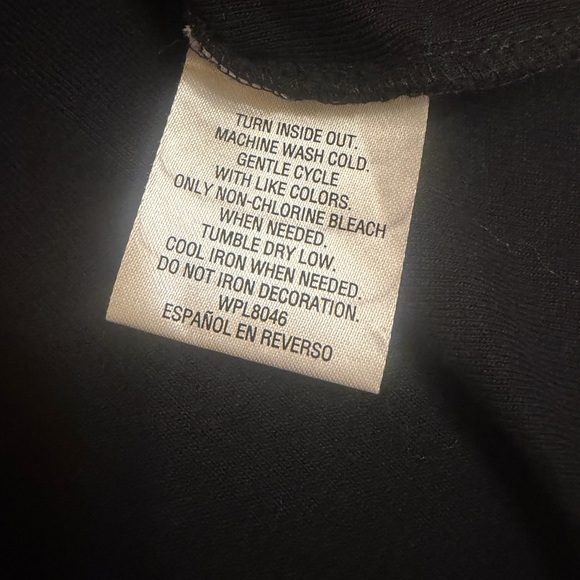 Style & Co. Black Top with Silver Accents - Picture 4 of 4